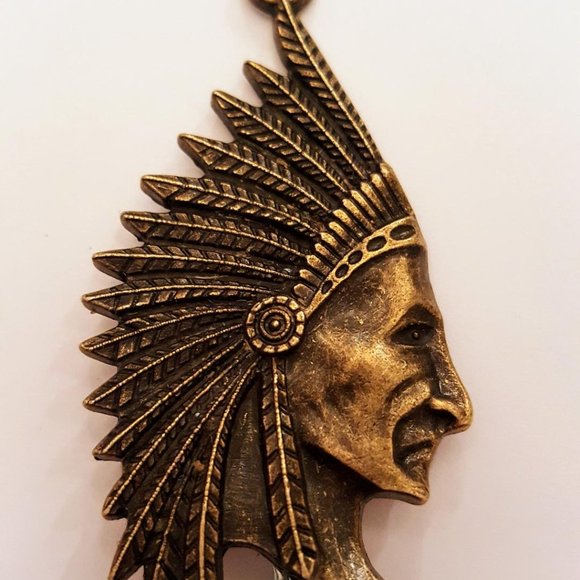 New! Steampunk "Indian Chief" Roach Clip - Picture 3 of 13